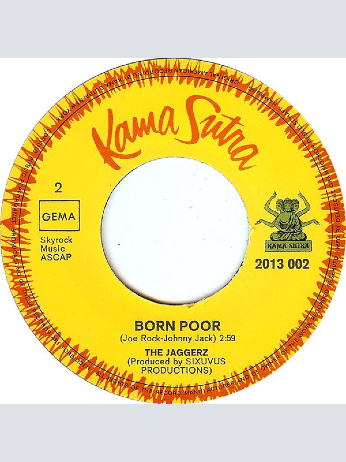 Vinyl / The Jaggerz - The Rapper