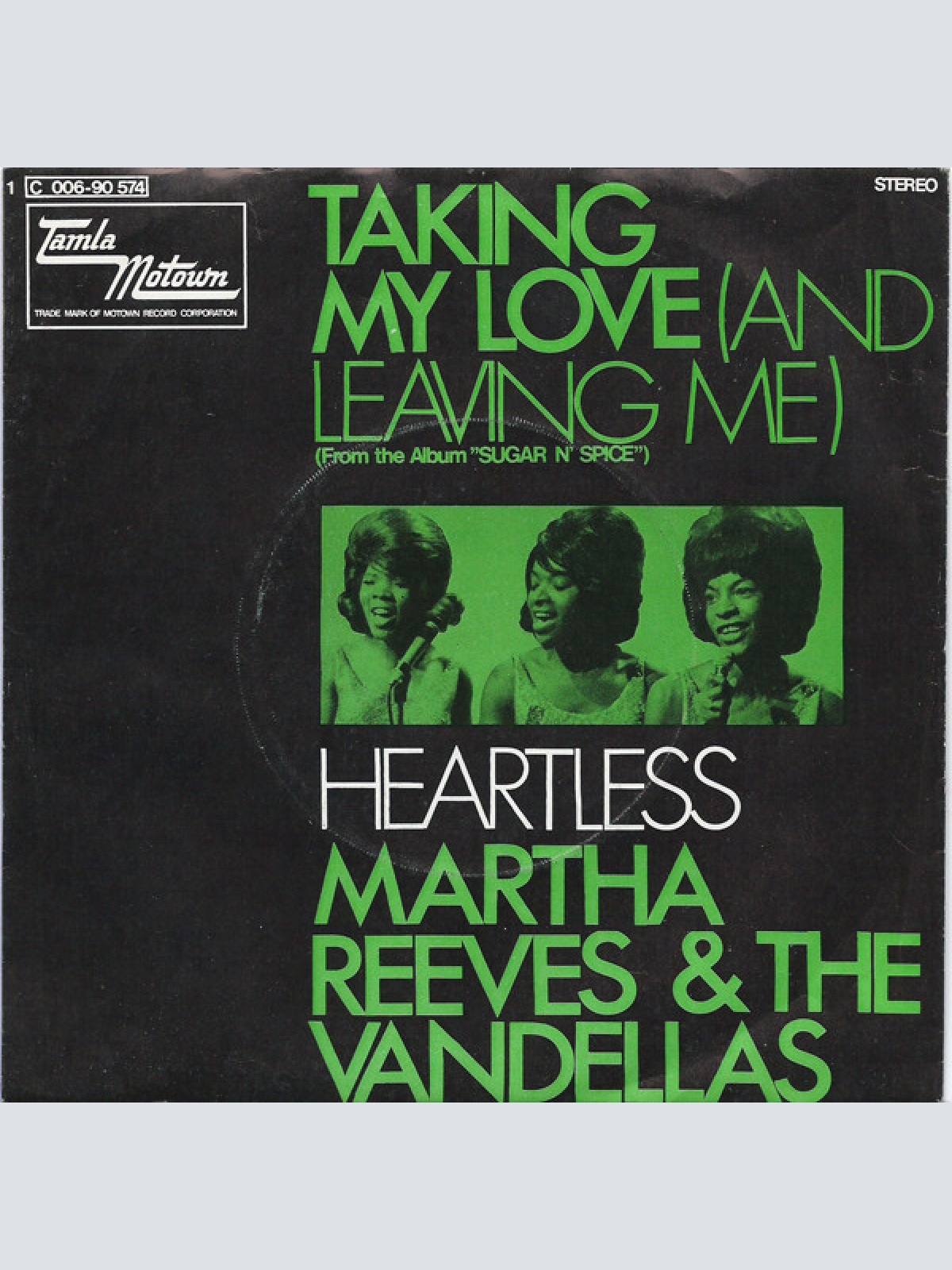 Vinyl / Martha Reeves & The Vandellas - Taking My Love (And Leaving Me) / Heartless