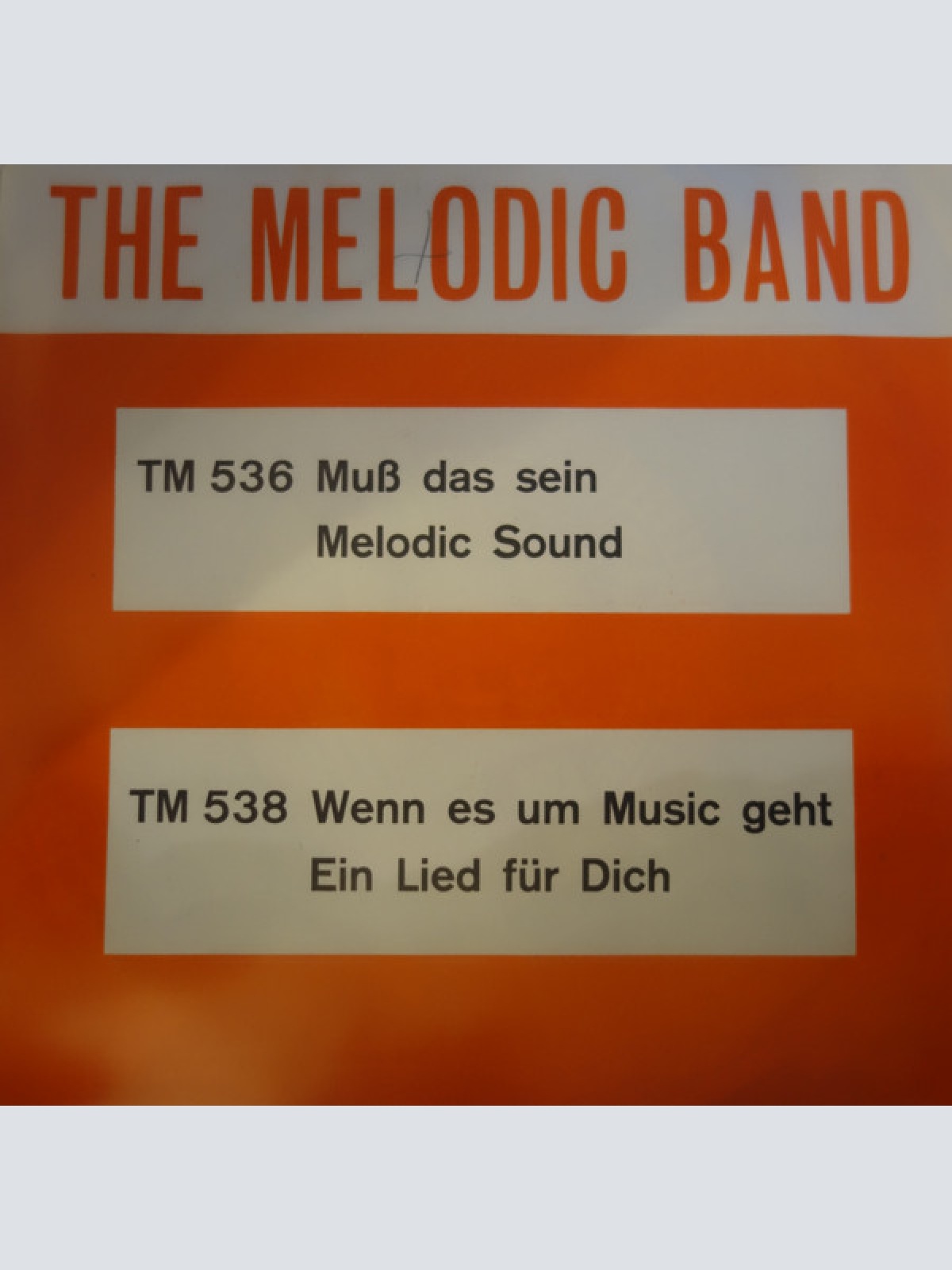 Vinyl / The Melodic Band* - Wenn Es Um Music Geht