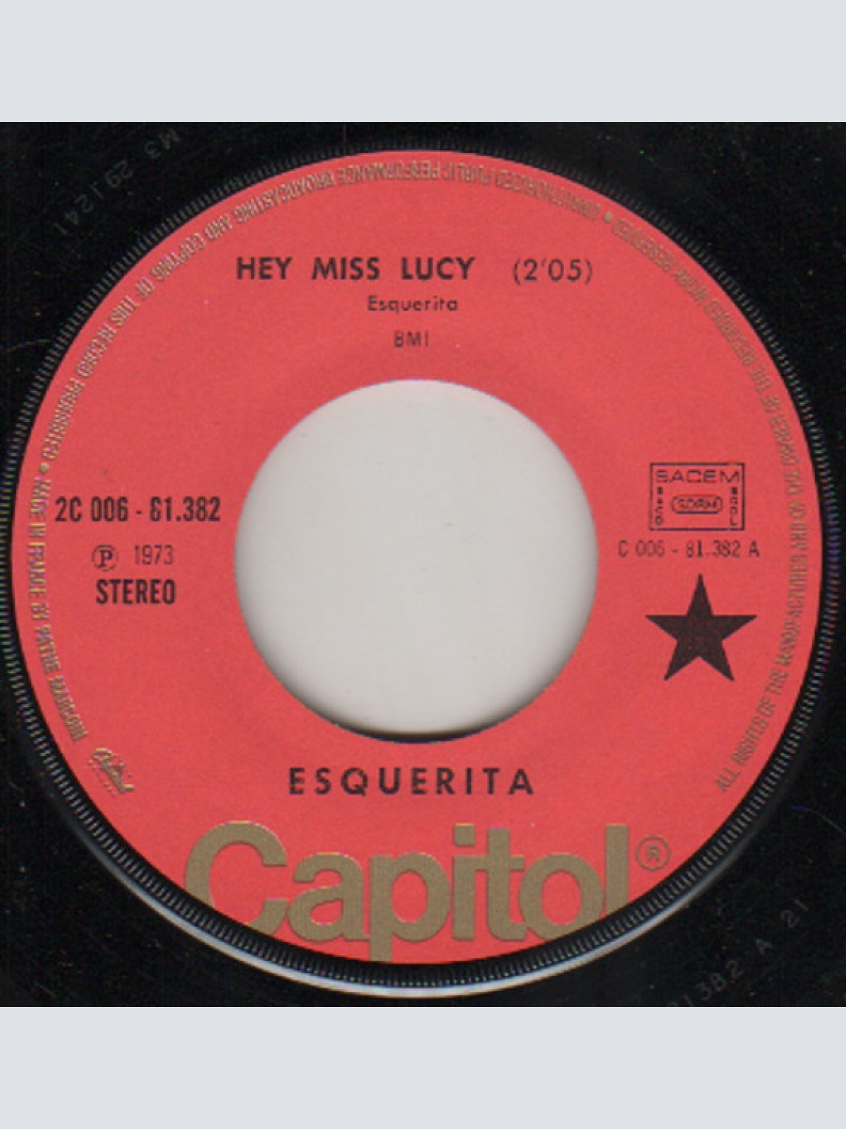 Vinyl / Esquerita - Hey Miss Lucy