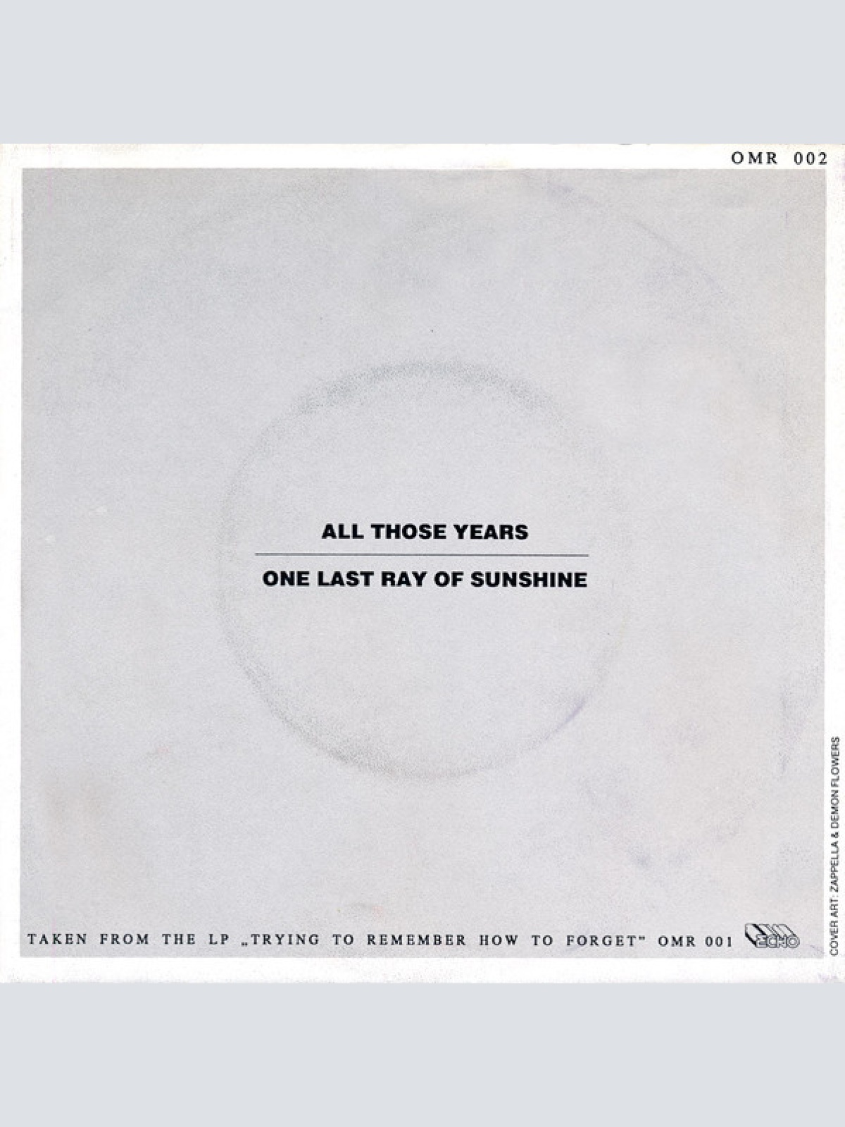 Vinyl / Die Brüder - All Those Years