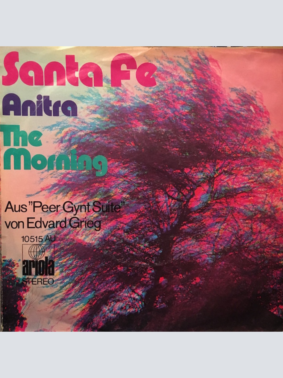 Vinyl / Santa Fe (7) - Anitra / The Morning - Aus "Peer Gynt Suite" Von Edvard Grieg
