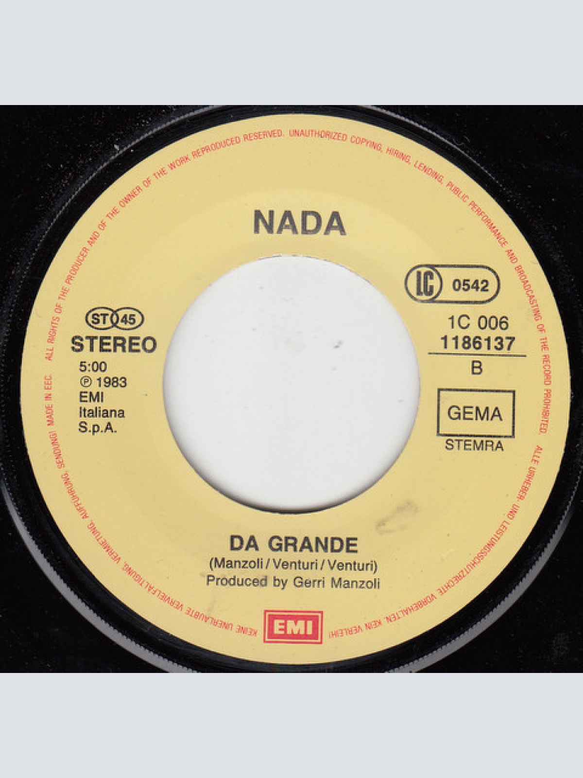 Vinyl / Nada (8) - Amore Disperato