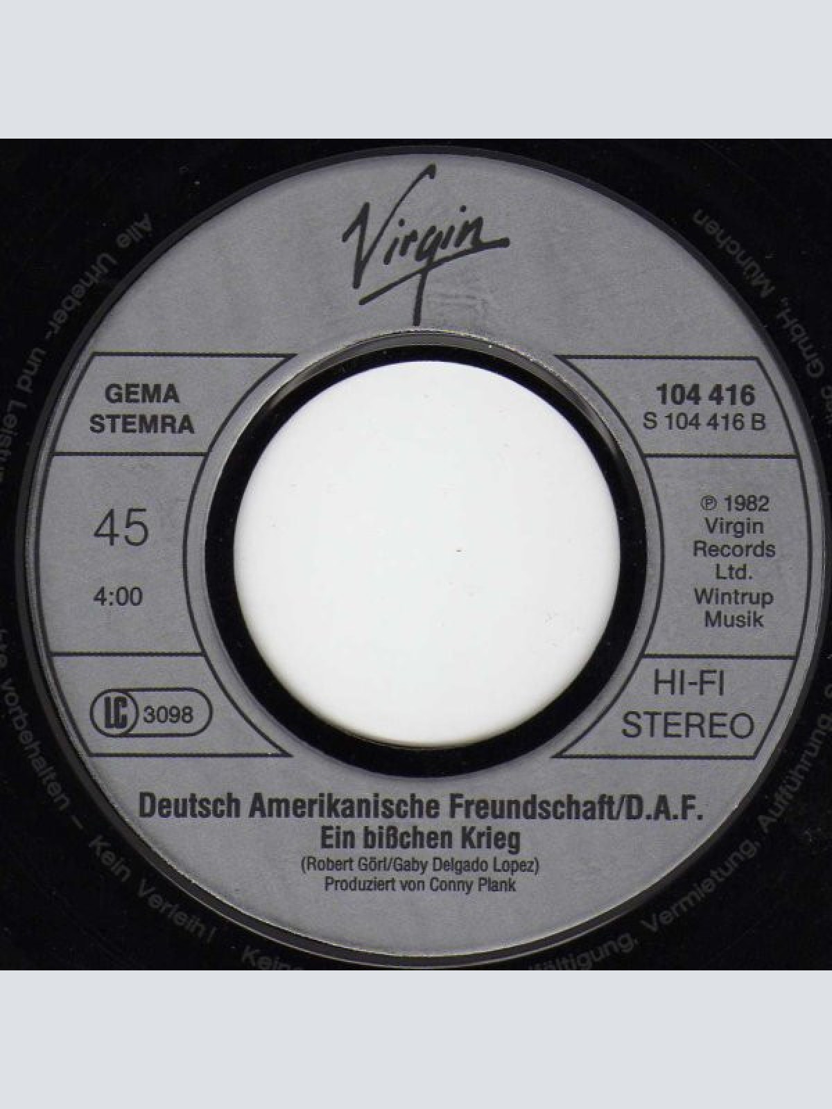 Vinyl / Deutsch Amerikanische Freundschaft - Kebab-Träume / Ein Bisschen Krieg