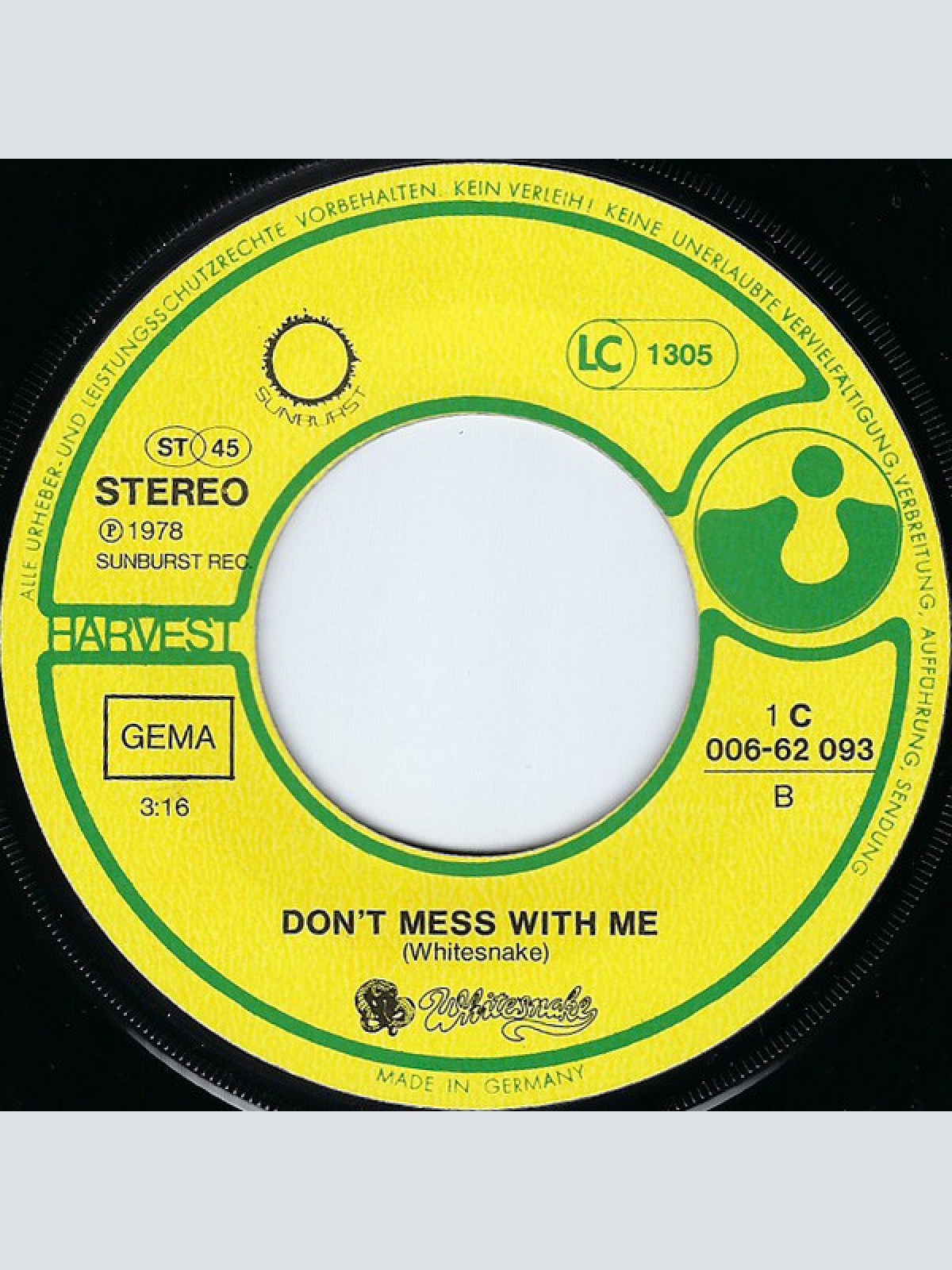 Vinyl / Whitesnake - Lie Down (A Modern Love Song)