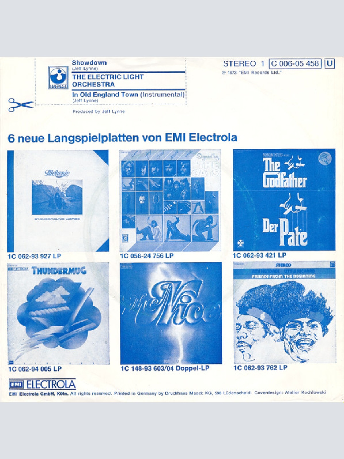 Vinyl / The Electric Light Orchestra* - Showdown