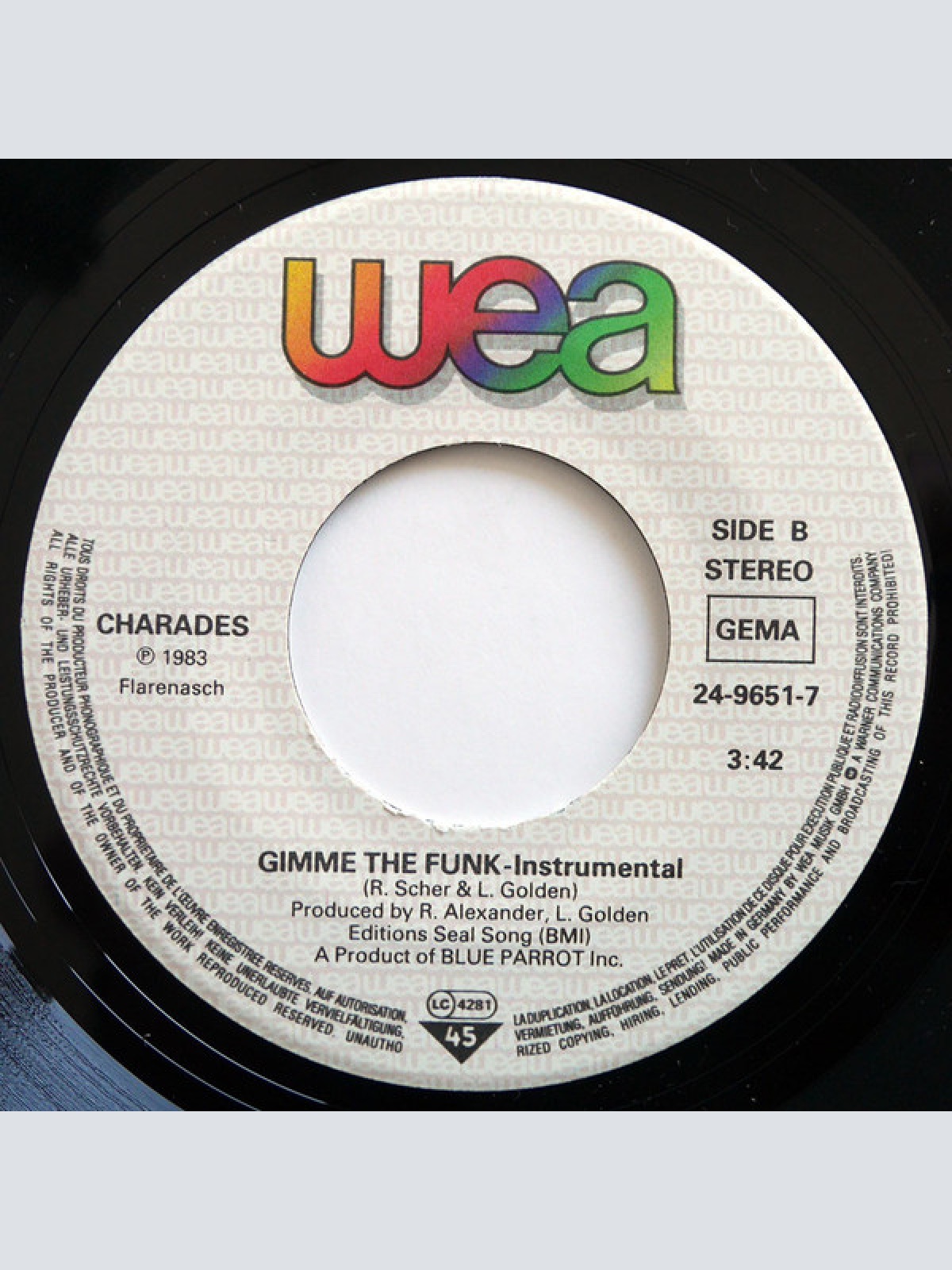 Vinyl / Charades - Gimme The Funk