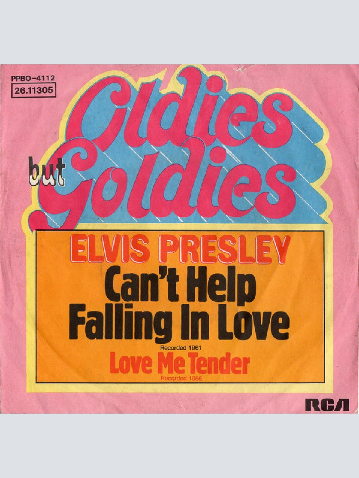 Vinyl / Elvis Presley - Can't Help Falling In Love
