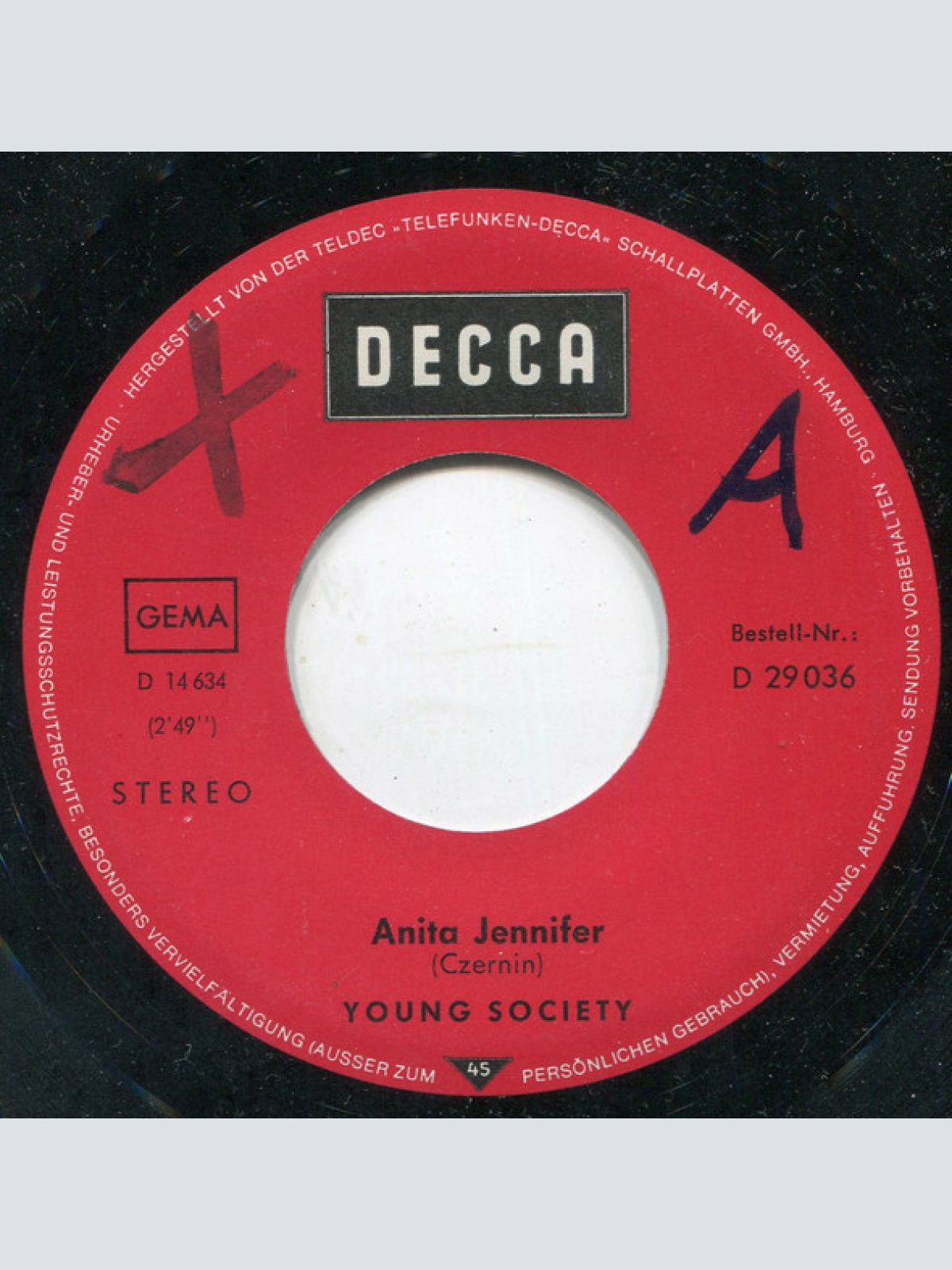 Vinyl / Young Society - Das Alte Klavier