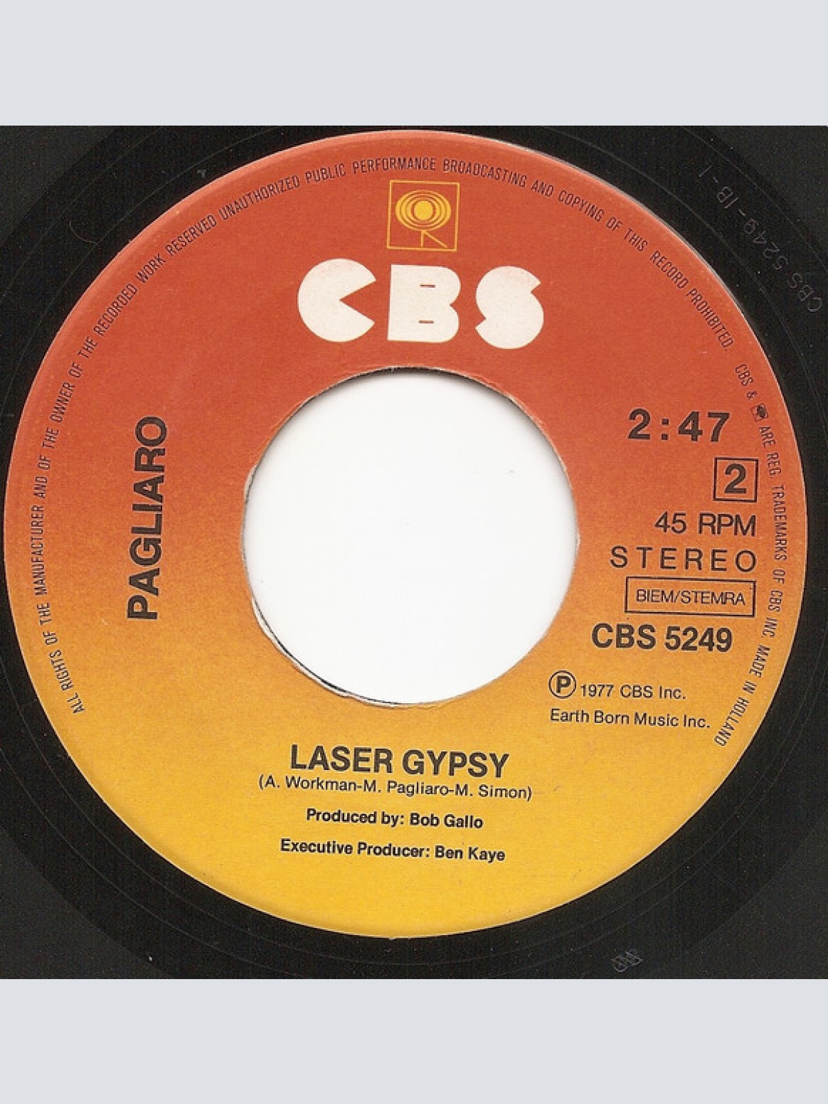 Vinyl / Pagliaro* - Dock Of The Bay