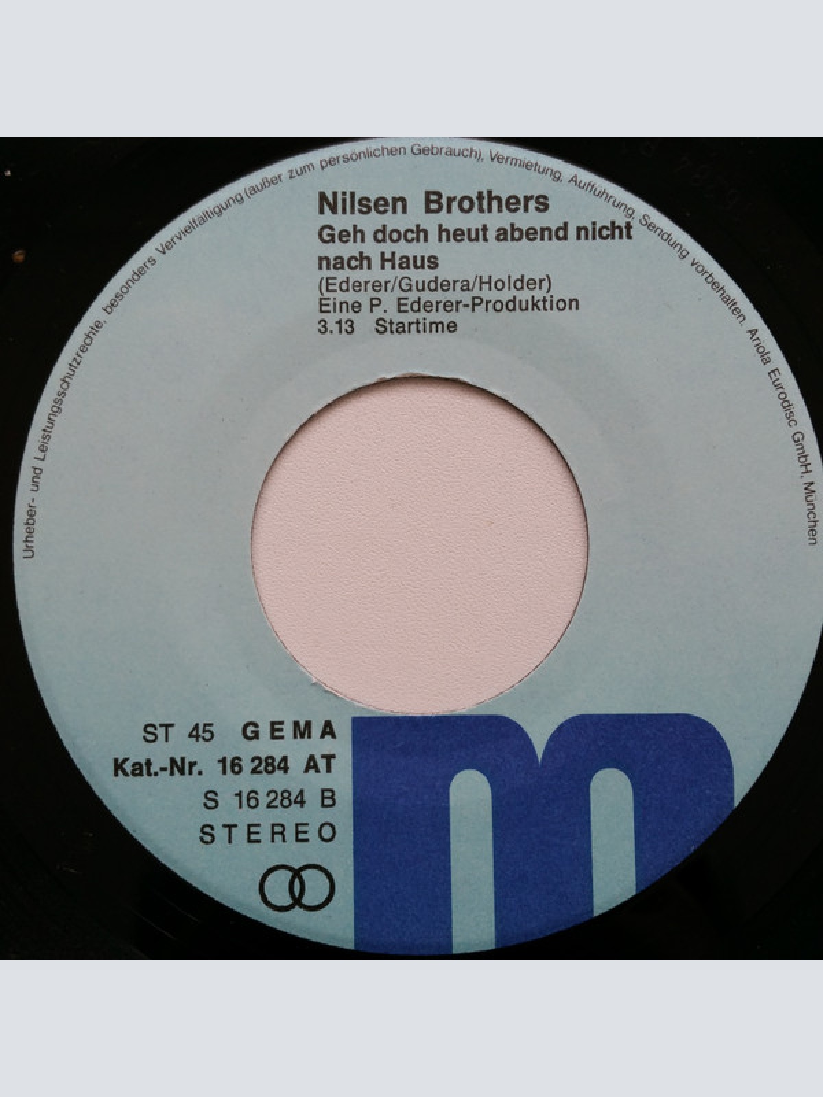 Vinyl / Die Nilsen Brothers - Ich Hab Dich Heut Noch Lieb