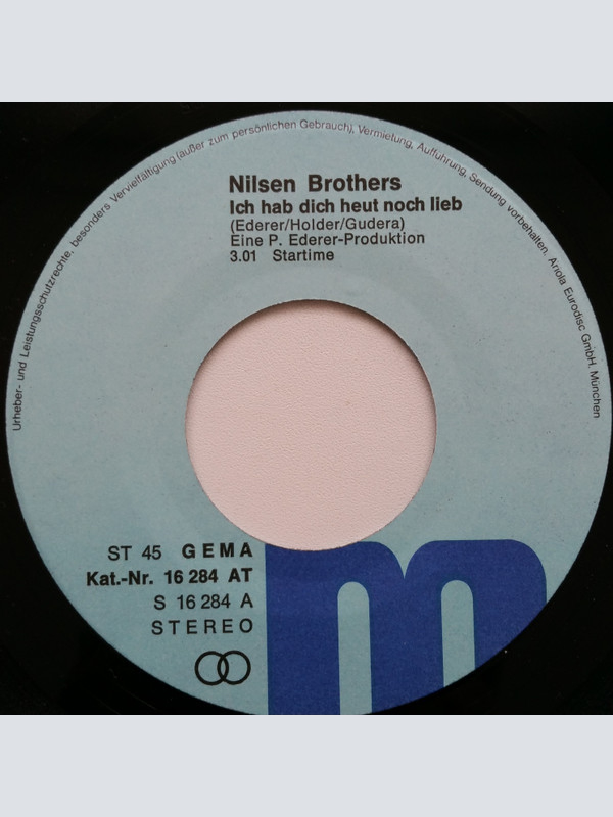 Vinyl / Die Nilsen Brothers - Ich Hab Dich Heut Noch Lieb