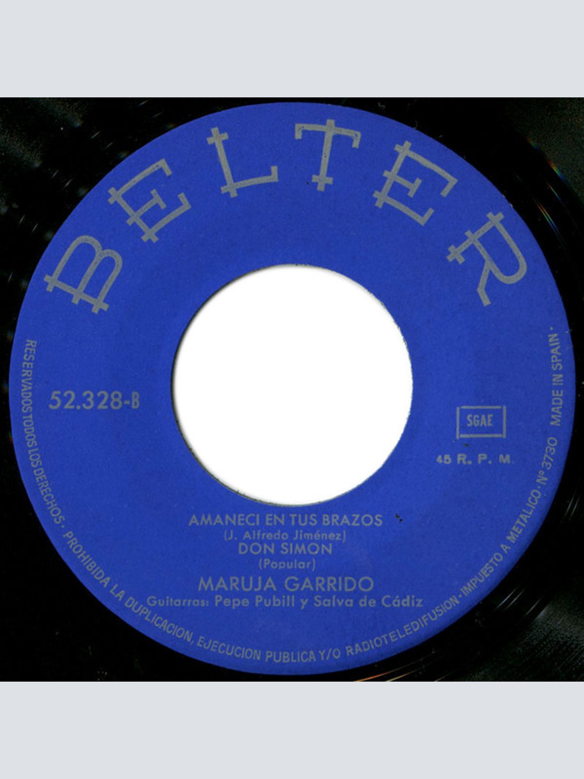 Vinyl / Maruja Garrido - Che Camino / El Infierno / Amanecí En Tus Brazos / Don Simon