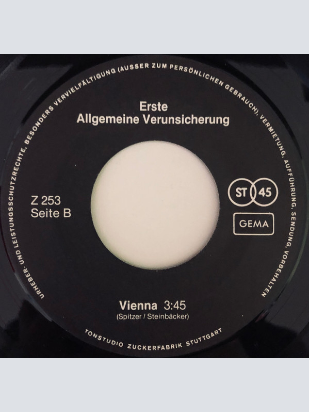 Vinyl / Erste Allgemeine Verunsicherung* - Oh, Nur Du...