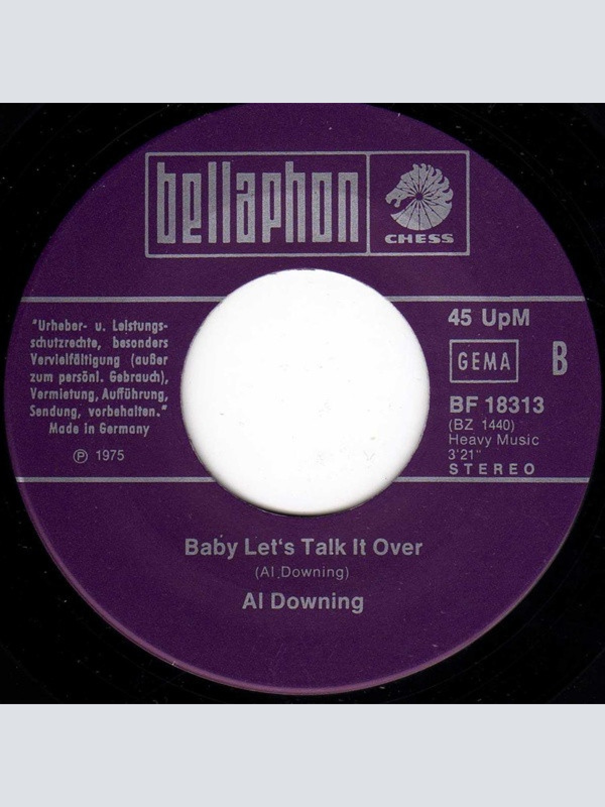 Vinyl / Al Downing - I'll Be Holding On