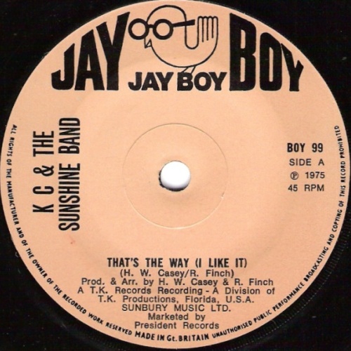 Vinyl / K C & The Sunshine Band* - That's The Way (I Like It)