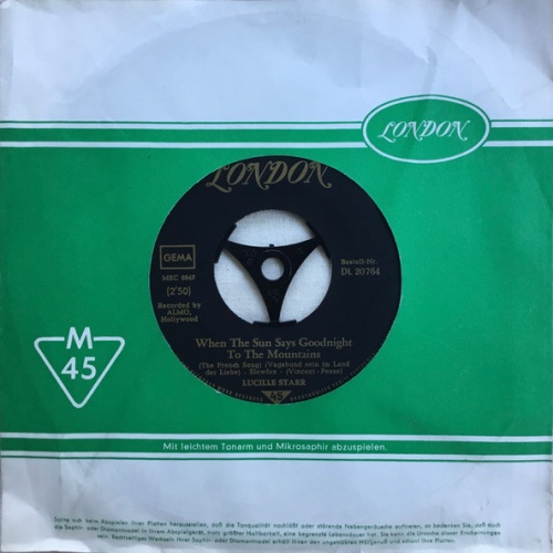 Vinyl / Lucille Starr - The French Song / Sit Down And Write A Letter To Me