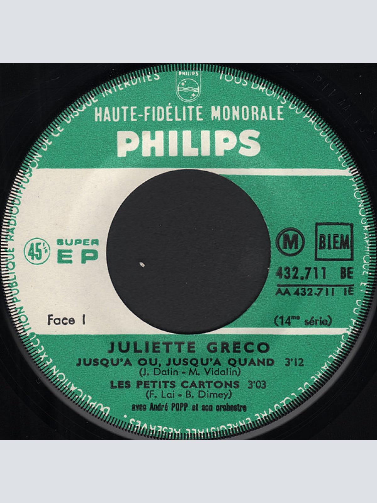 Vinyl / Juliette Gréco - Jusqu'à Où, Jusqu'à Quand
