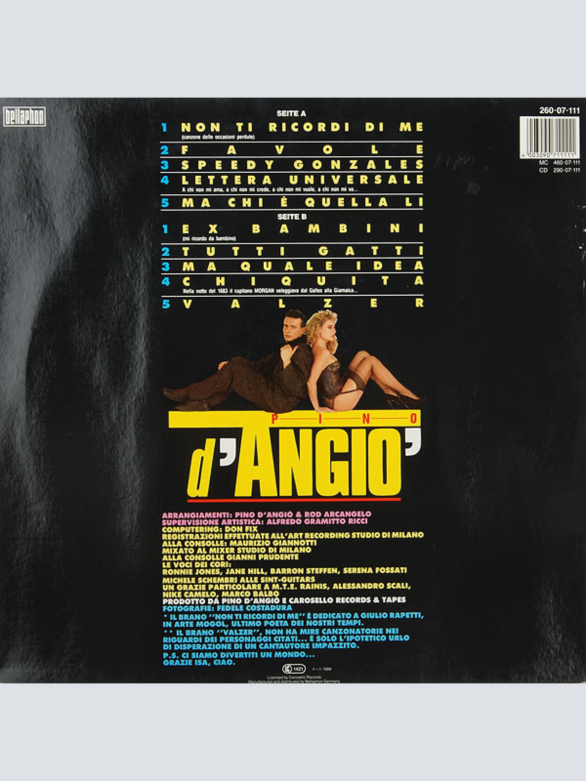 Vinyl / Pino D'Angio* - Gente Si & Gente No