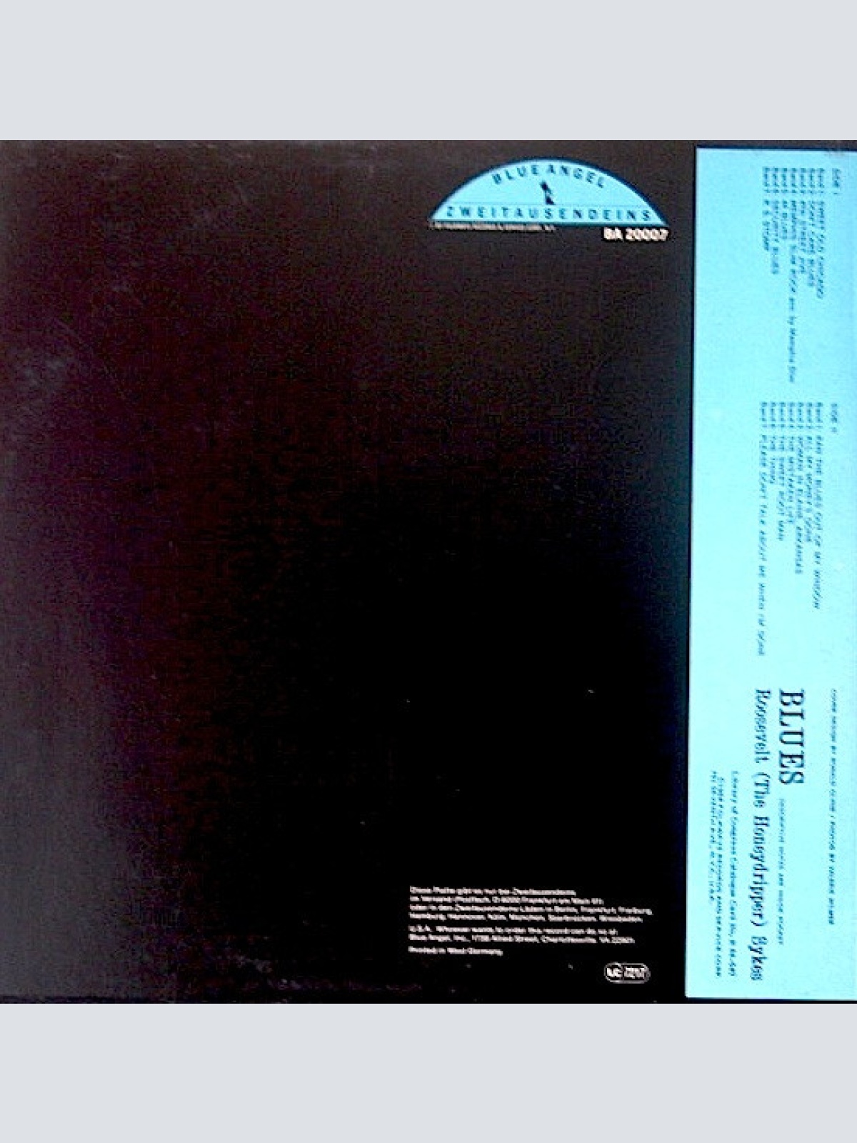 Vinyl / Roosevelt (The Honeydripper) Sykes* - Blues