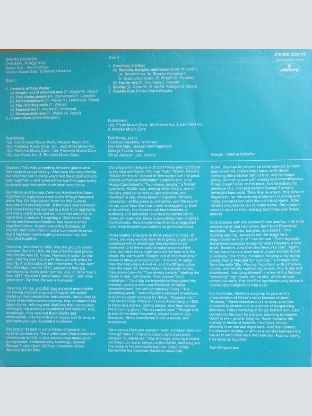 Vinyl / The Earl Hines Trio - Grand Reunion