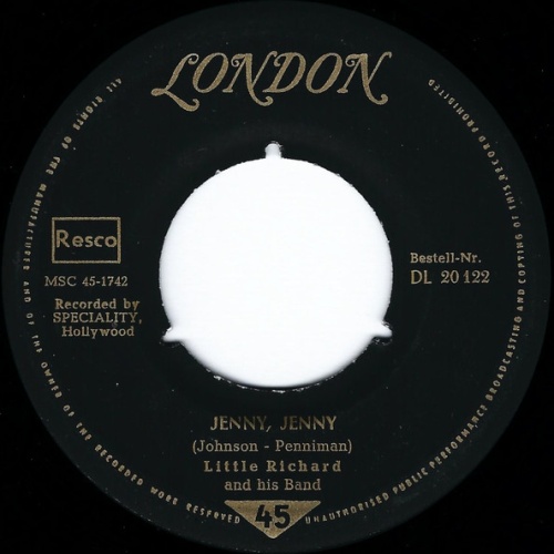 Vinyl / Little Richard - Jenny, Jenny / Miss Ann