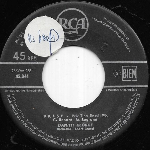 Vinyl / Daniele George - Valse