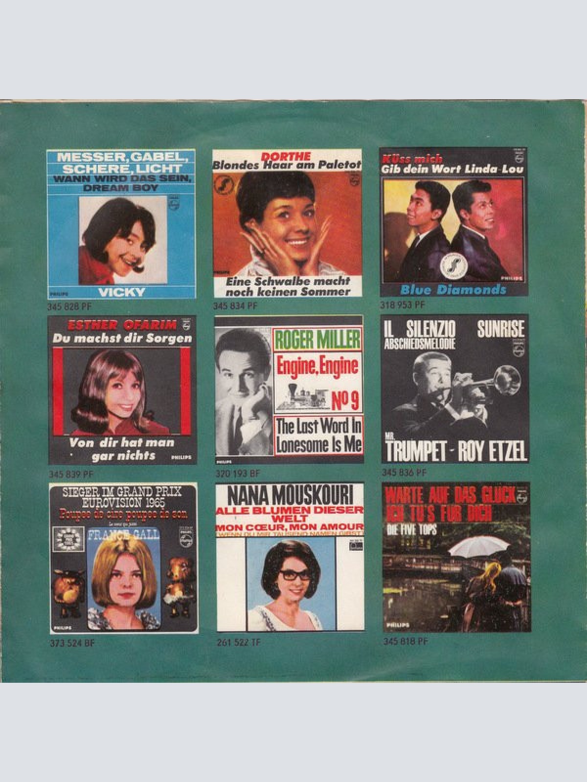 Vinyl / Die Five Tops* - Frag Doch Nur Dein Herz / Bleib Bei Mir, Geh Nicht Fort