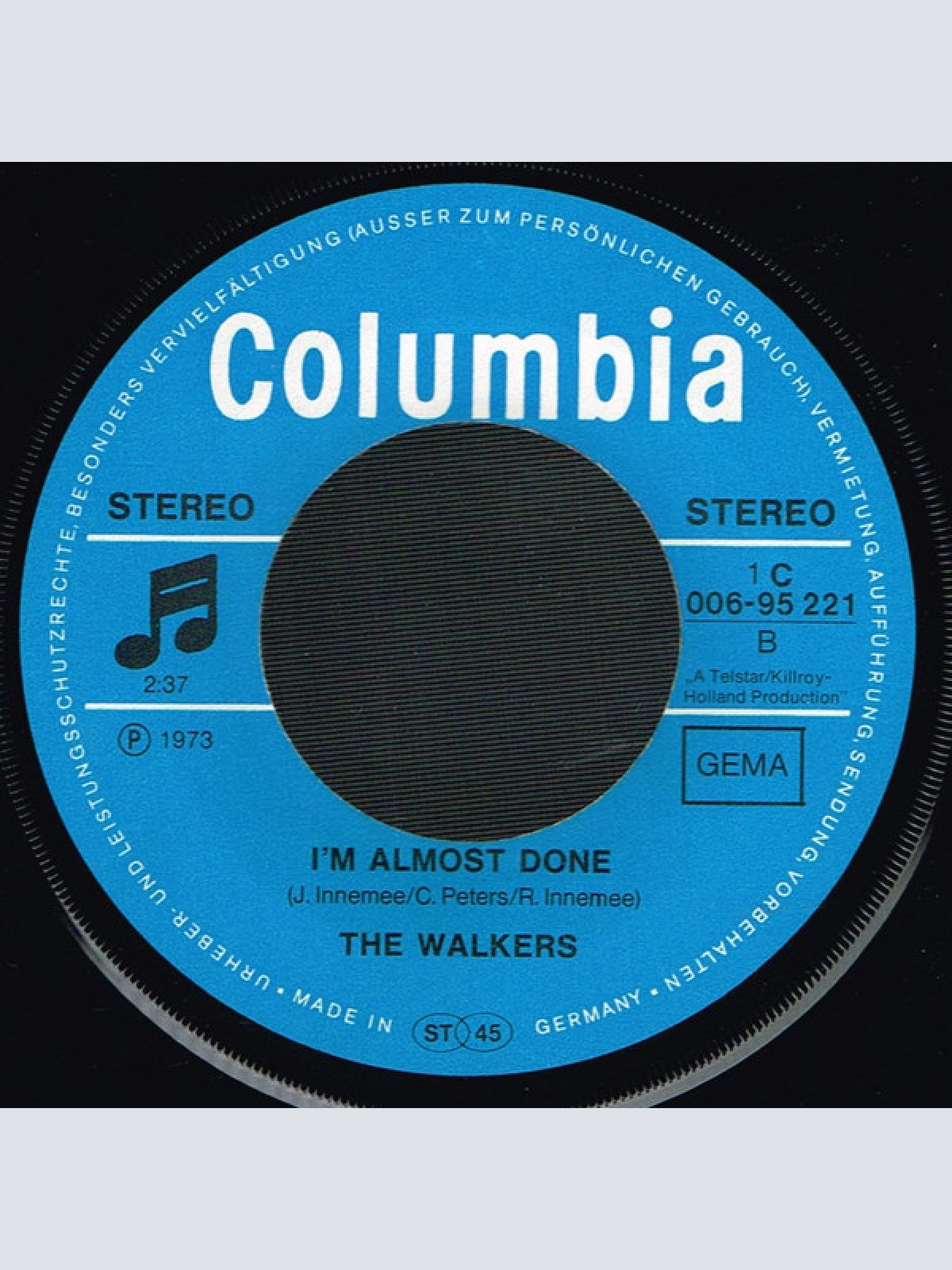 Vinyl / The Walkers (2) - Oh, Lonesome Me