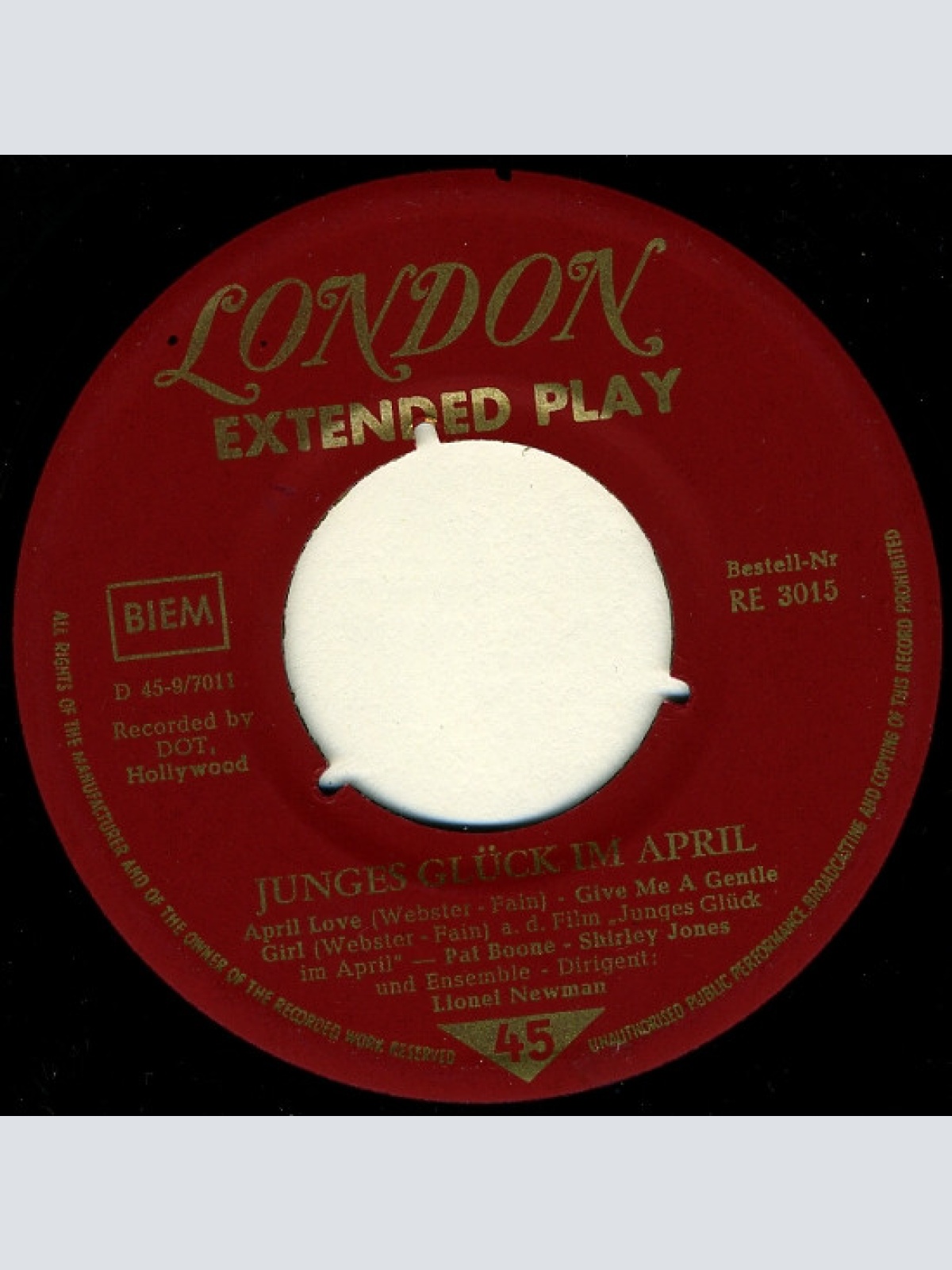 Vinyl / Pat Boone, Shirley Jones (2) - Junges Glück Im April