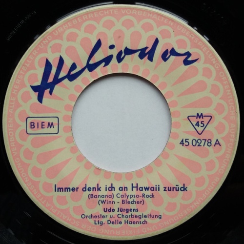 Vinyl / Udo Jürgens - Immer Denk Ich An Hawaii Zurück / Das Spiel Mit Der Liebe