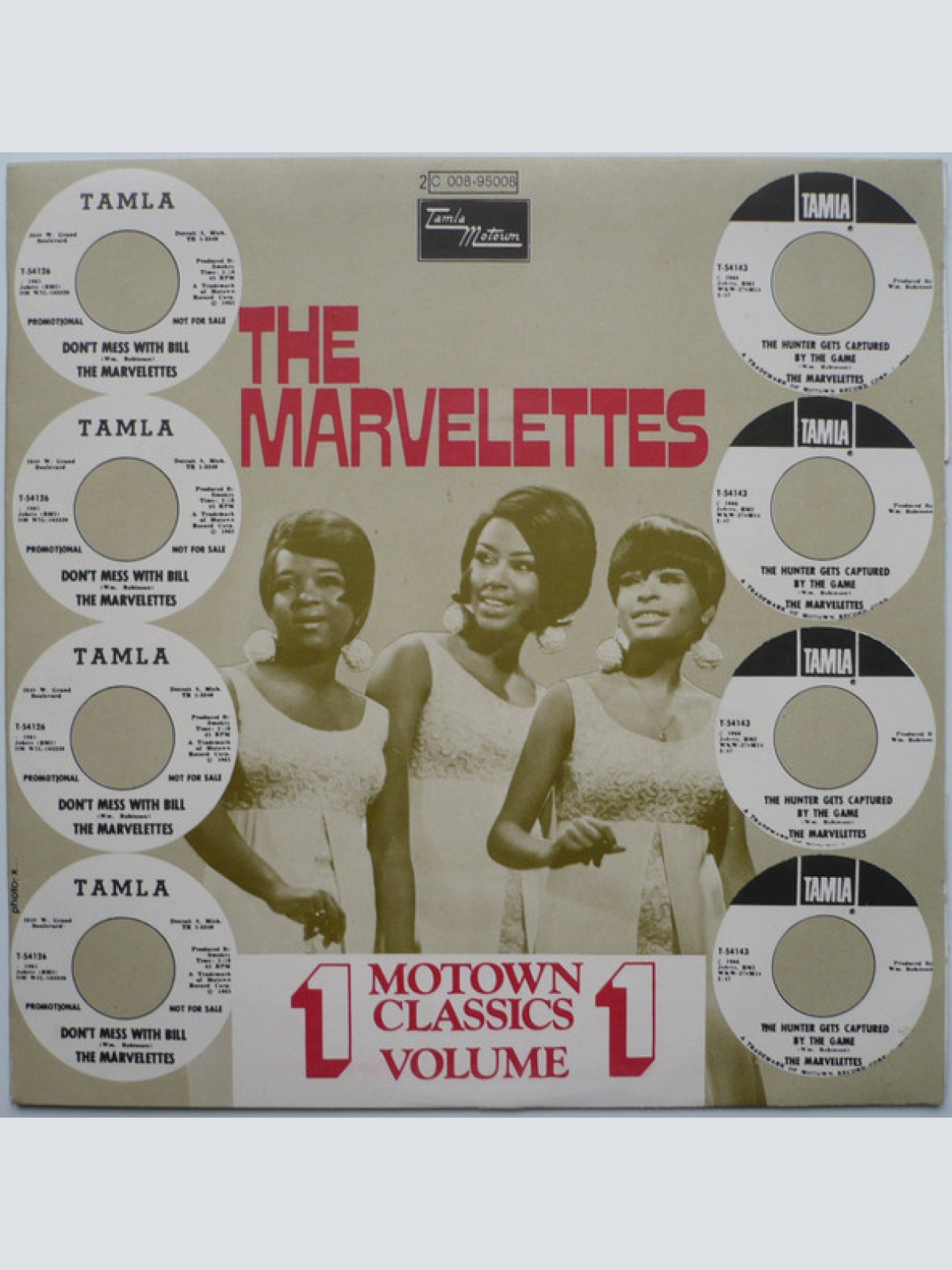 Vinyl / The Marvelettes - Don't Mess With Bill / The Hunter Gets Captured By The Game