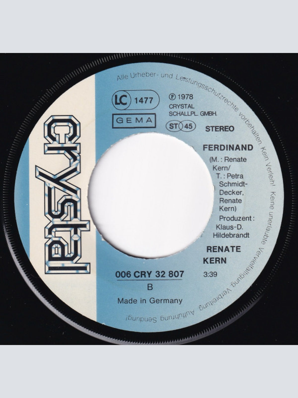 Vinyl / Renate Kern - Die Liebe Macht Uns Frauen Schöner