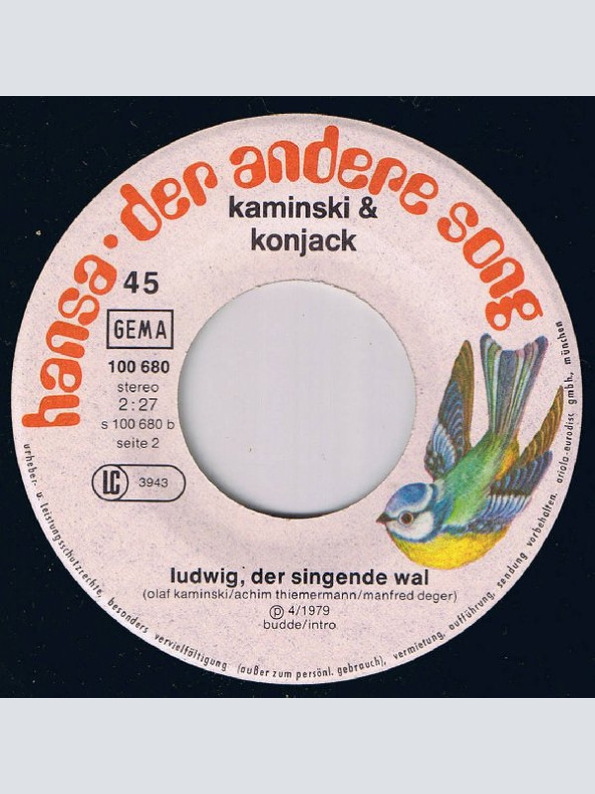 Vinyl / Kaminski & Konjack - Ach, Was (Sei Öfter Mal Ein Faultier)