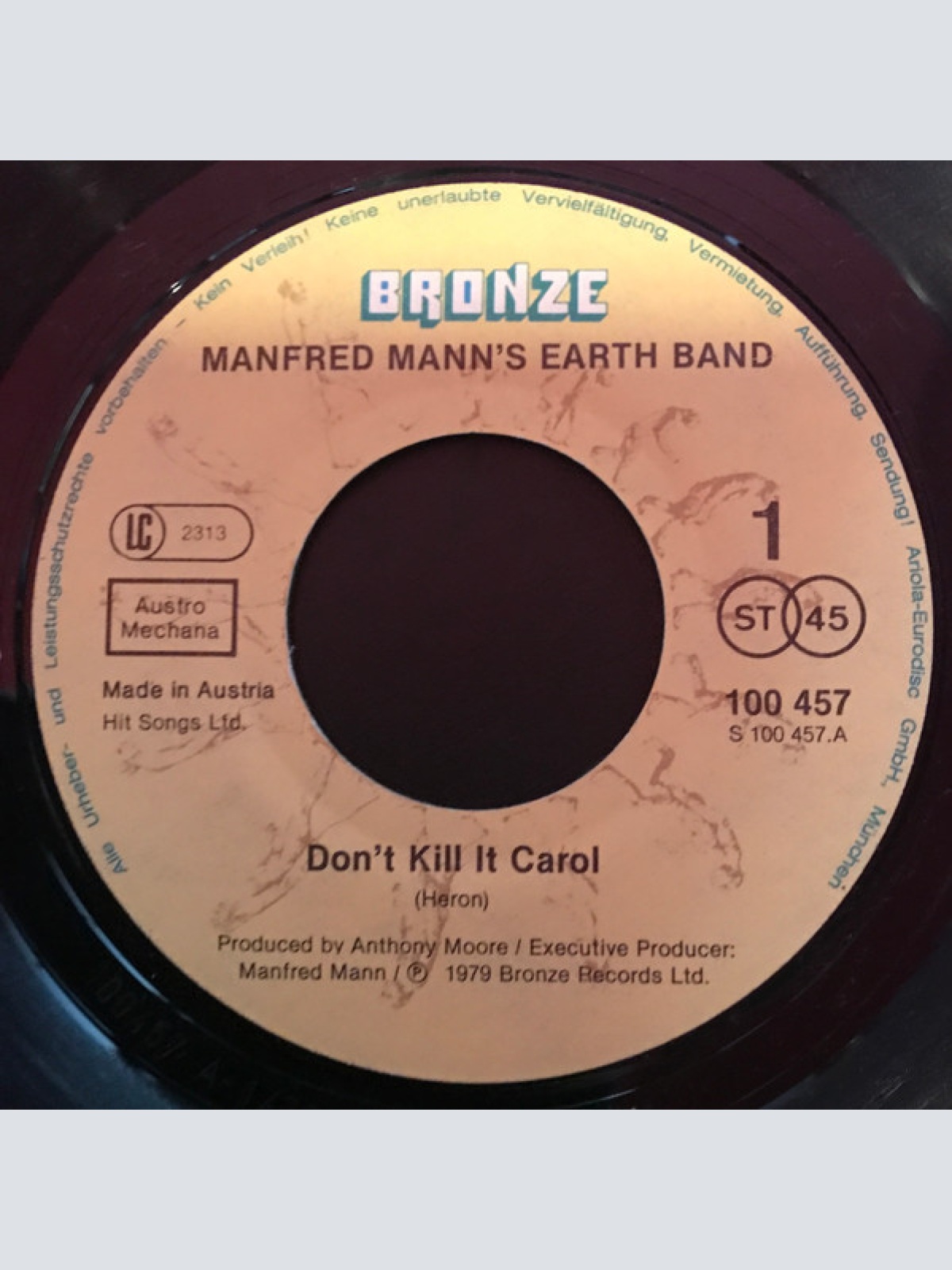 Vinyl / Manfred Mann's Earth Band - Don't Kill It Carol