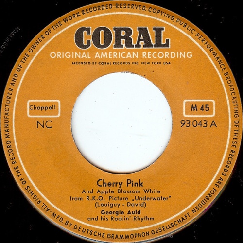 Vinyl / Georgie Auld And His Rockin' Rhythm - Cherry Pink / Plantation Boogie