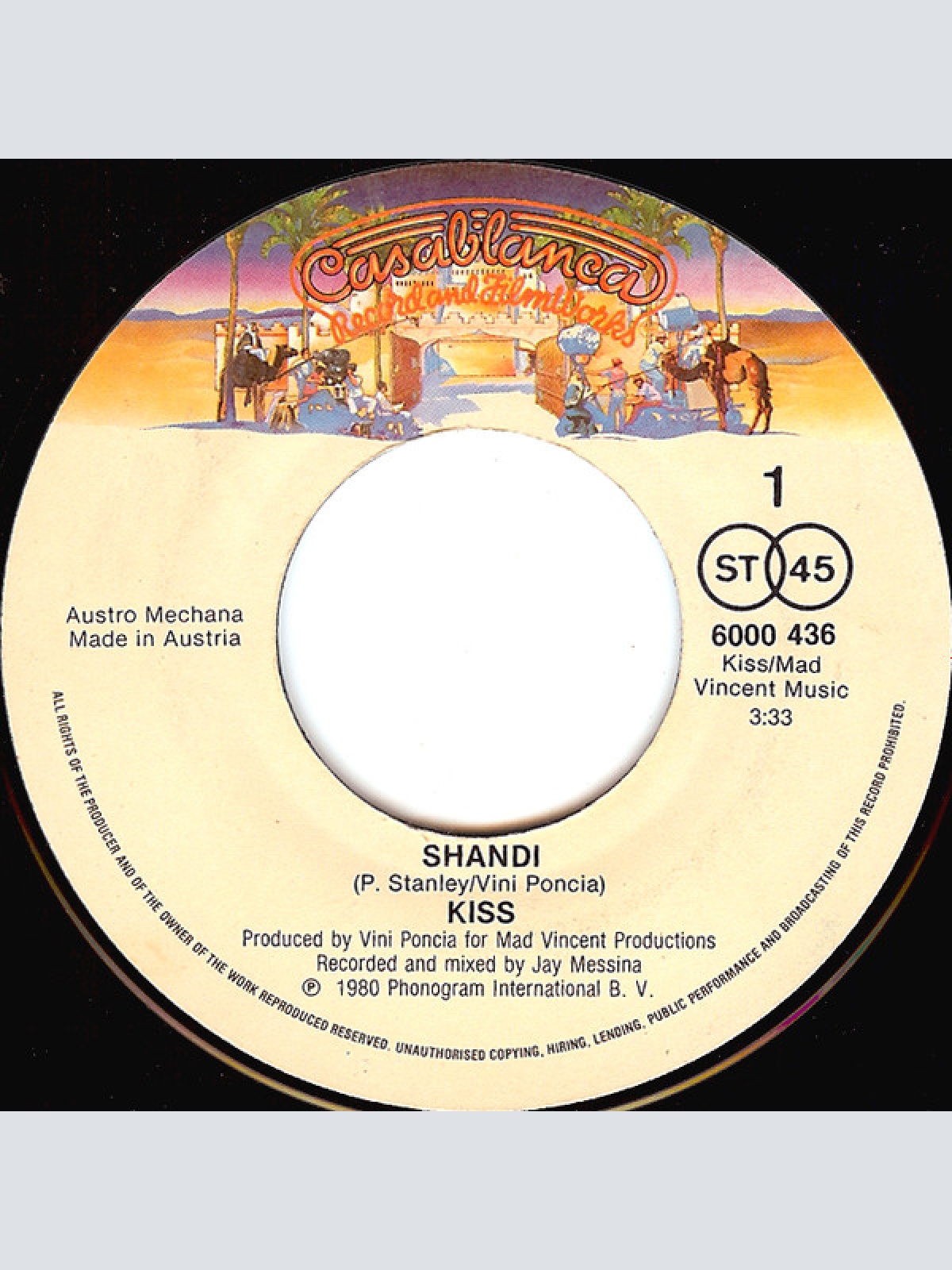 Vinyl / Kiss - Shandi