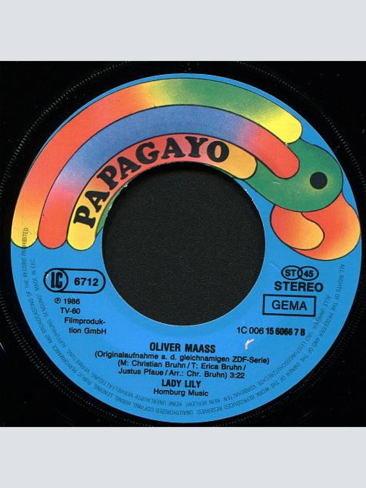 Vinyl / Lady Lily - Non È Vero - Nicht Ein Wort Ist Wahr