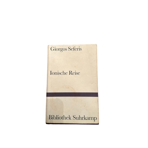 7197 Giorgos Seferis IONISCHE REISE HC + Abb Suhrkamp