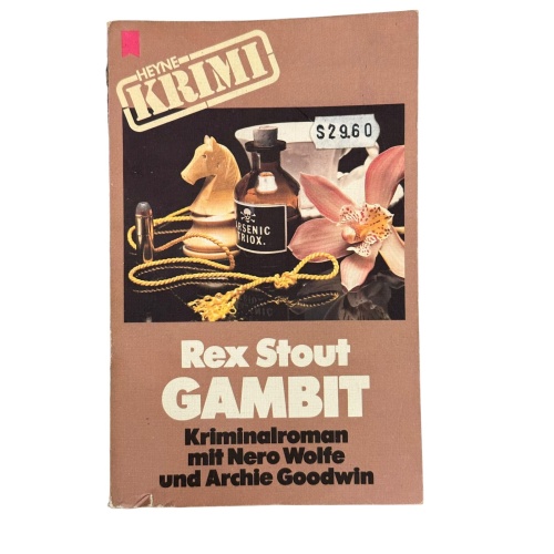 6997 Rex Stout GAMBIT ...MIT NERO WOLFE UND ARCHIE GOODWIN