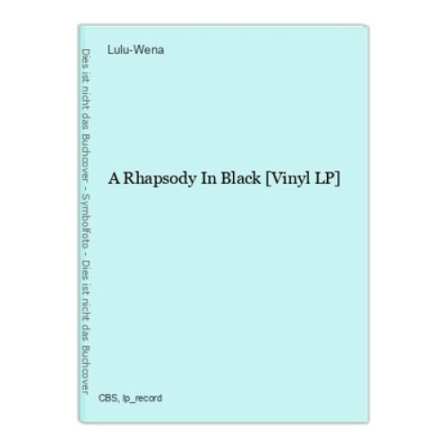 A Rhapsody In Black [Vinyl LP] Lulu-Wena: