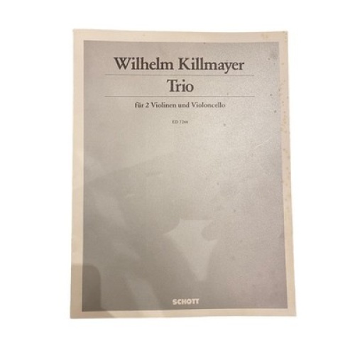 3213 Wilhelm Killmayer TRIO FÜR 2 VIOLINEN UND VIOLONCELLO +Abb