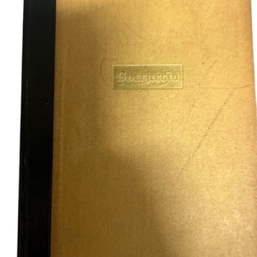 4822 Giovanni Boccaccio DAS DEKAMERON. IN DER ÜBERTRAGUNG VON KARL WITTE HC