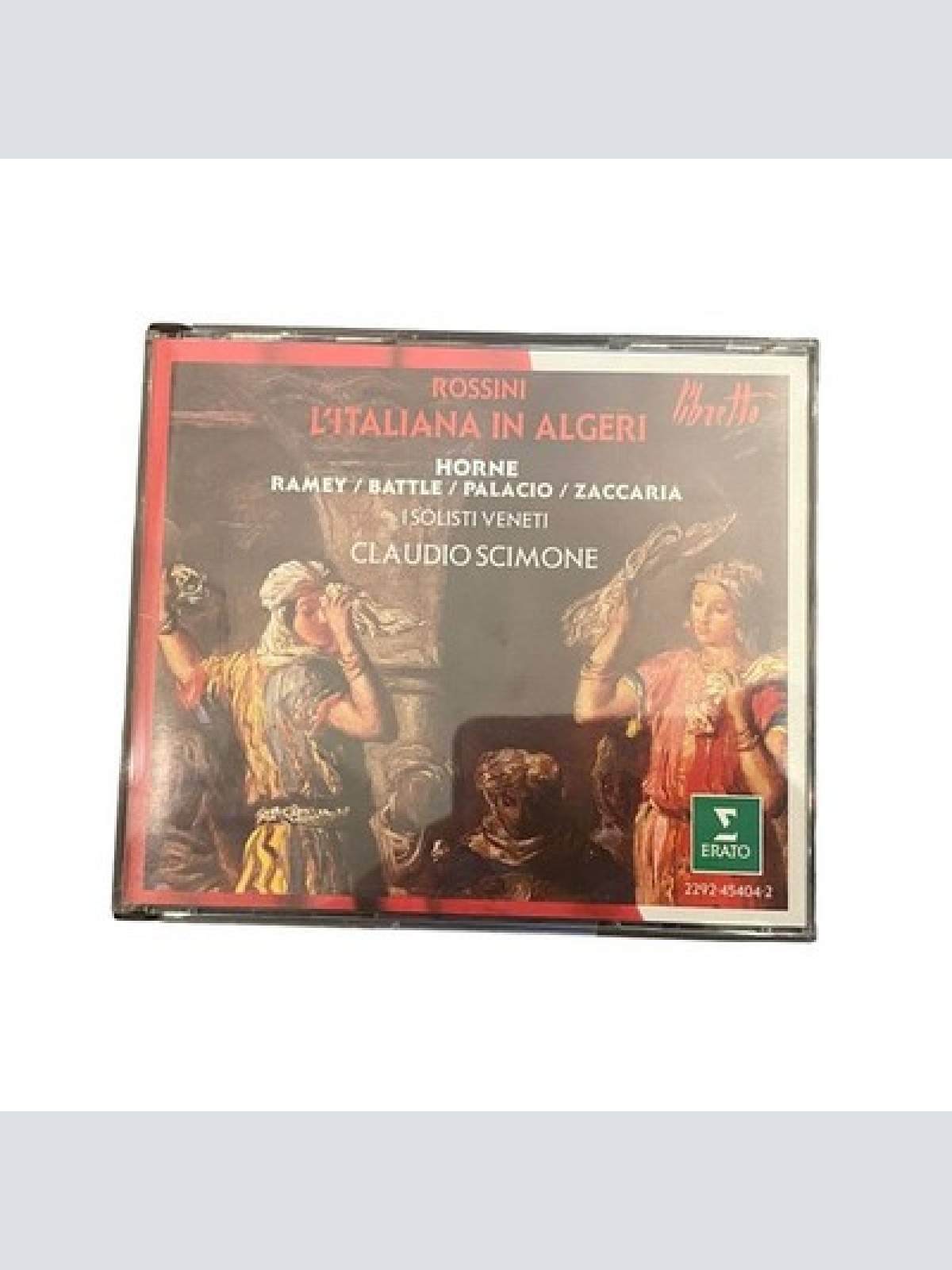 3949 Rossini L'ITALIANA IN ALGERI - LIBRETTO HC Claudio Scimone 2CDS