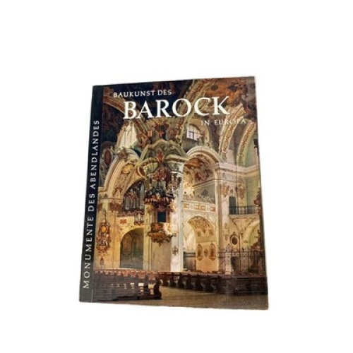 Harald Busch BAUKUNST DES BAROCK IN EUROPA 1966 HC +Abb