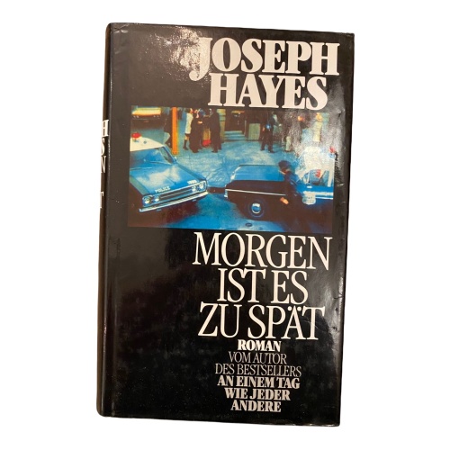 1681 Joseph Arnold Hayes MORGEN IST ES ZU SPÄT Roman HC