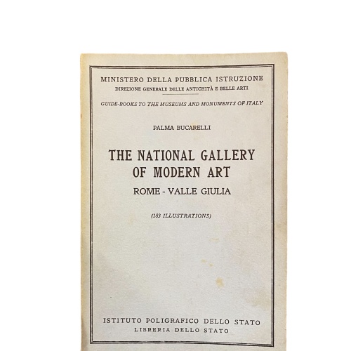 3159 Palma Bucarelli THE NATIONAL GALLERY OF MODERN ART: ROME - VALLE GIULIA