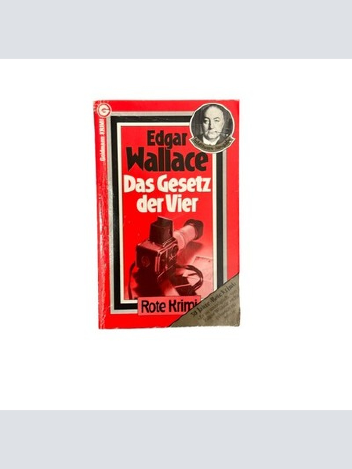 6983 Edgar Wallace DAS GESETZ DER VIER. ROTE KRIMI Goldmann