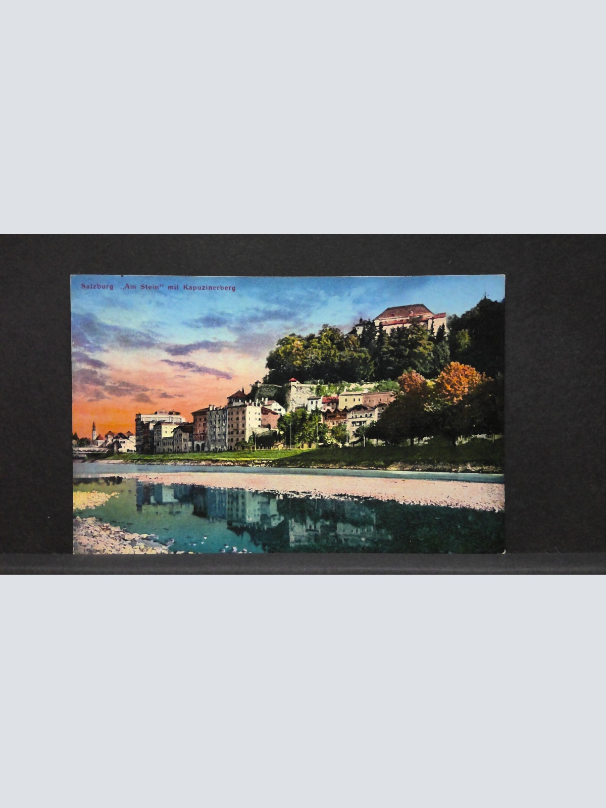 Salzburg Am Stein mit Kapuzinerberg Salzach JW74123