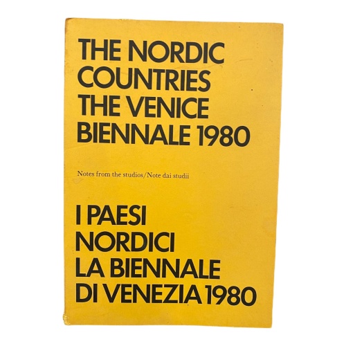 305 BIENNALE DI VENEZIA THE NORDIC COUNTRIES. THE VENICE BIENNALE 1980.